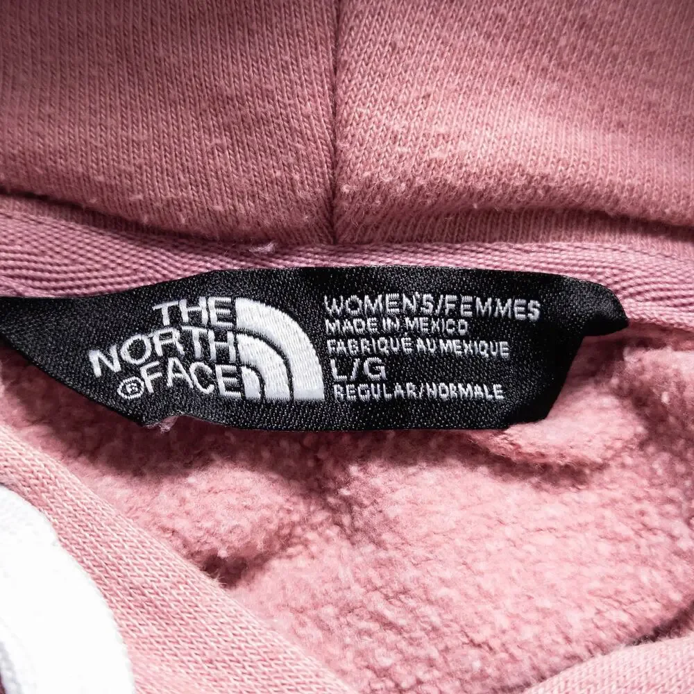The North Face Women’s Hoodie Pink Size L Color Pop Athleisure Streetwear - Picture 10 of 10